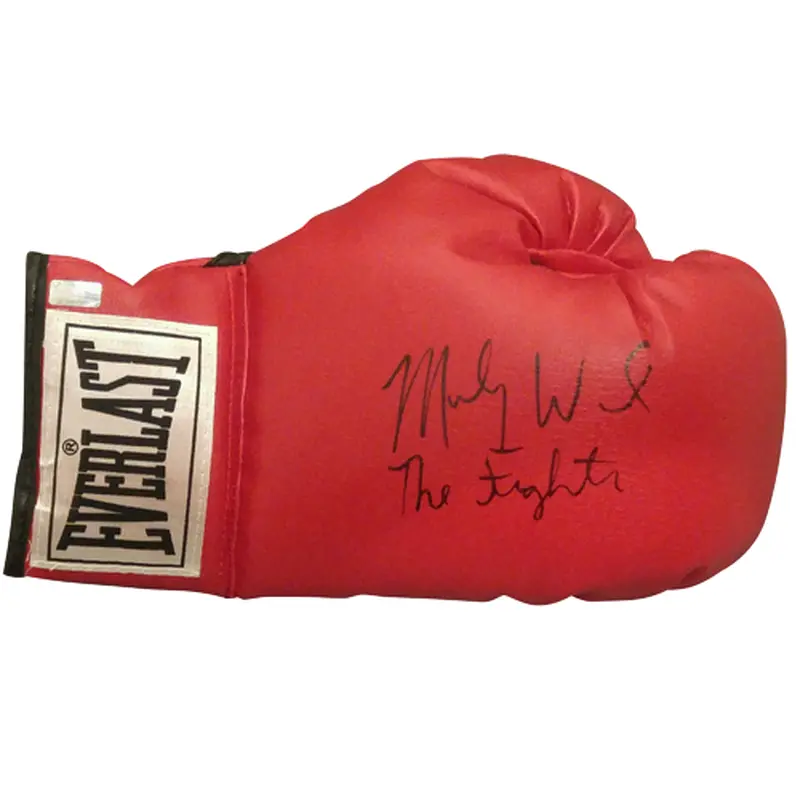 Micky Ward Autographed Everlast Red Boxing Glove w/ "The Fighter"