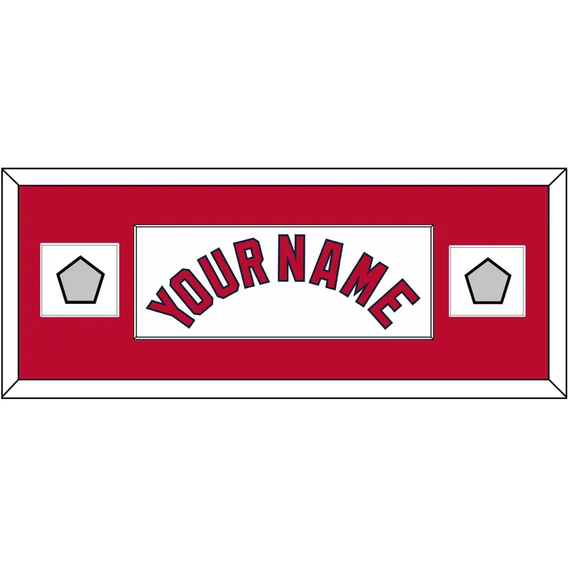 St. Louis Name & 2 World Series Champions Patches - Home White (2006-2012) - Single Mat 2