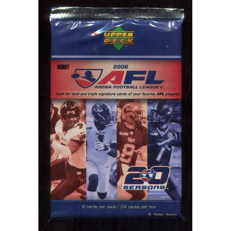 2006 Upper Deck AFL Football Unopened Pack (Hobby) (8)