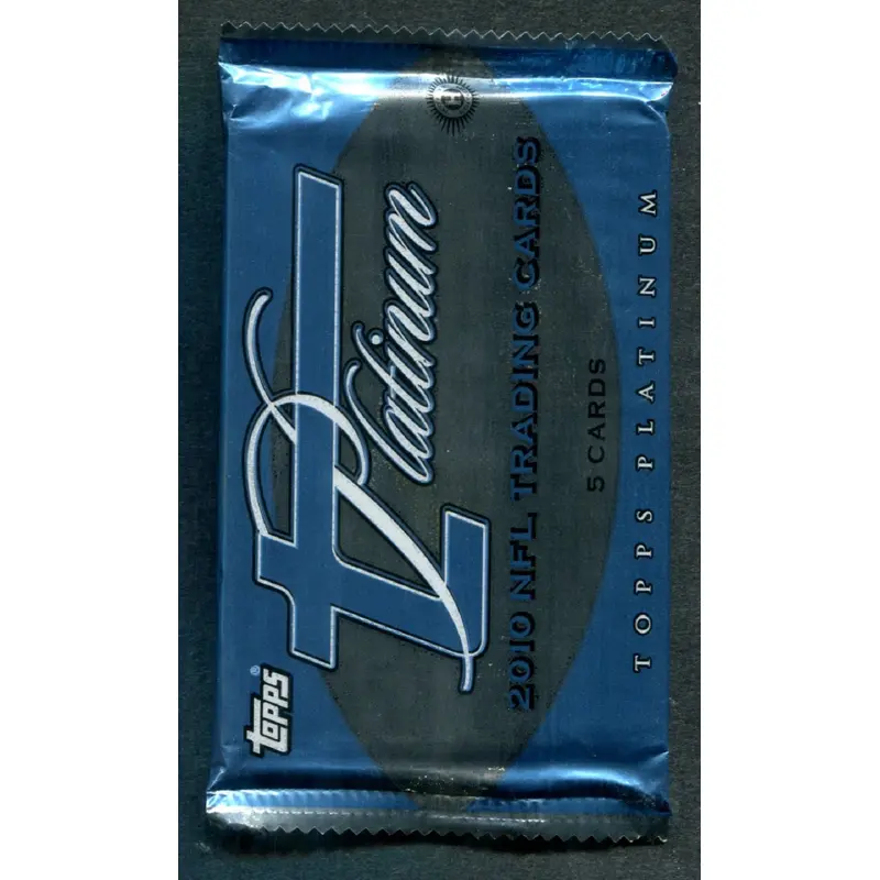 2010 Topps Platinum Football Unopened Pack (Hobby) (4)