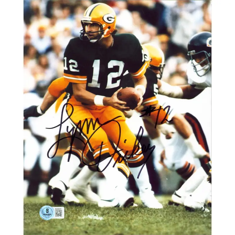 Packers Lynn Dickey Authentic Signed 8x10 Vertical Photo BAS #BQ96481