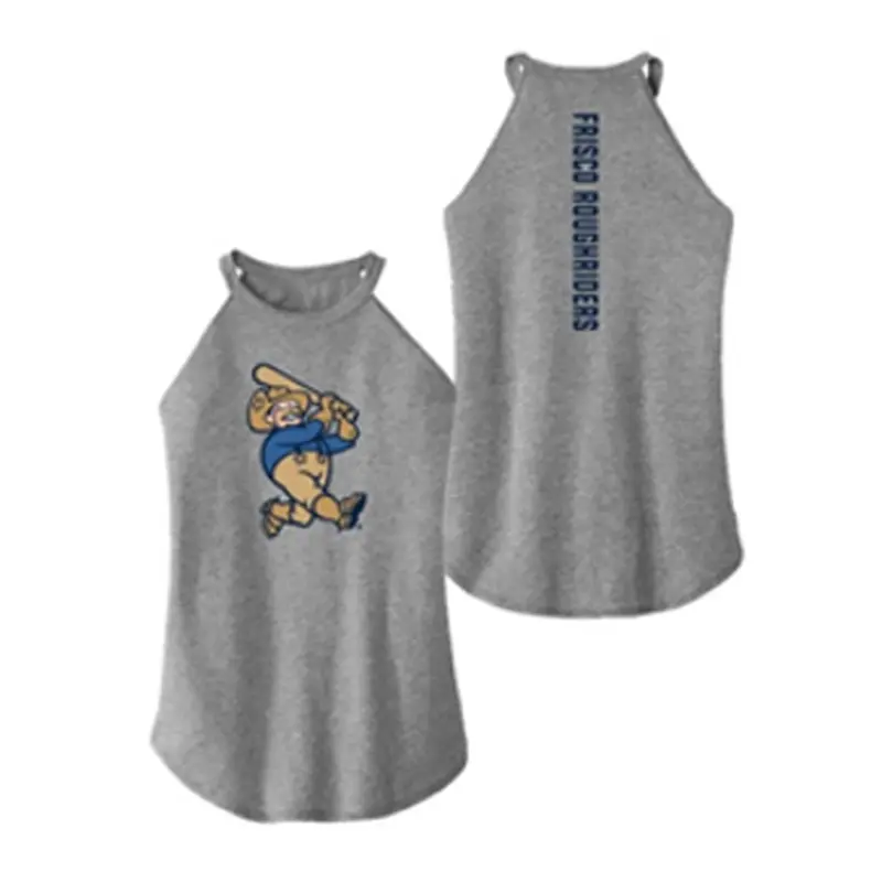 108 Women's Rocker Razorback Tank Gray