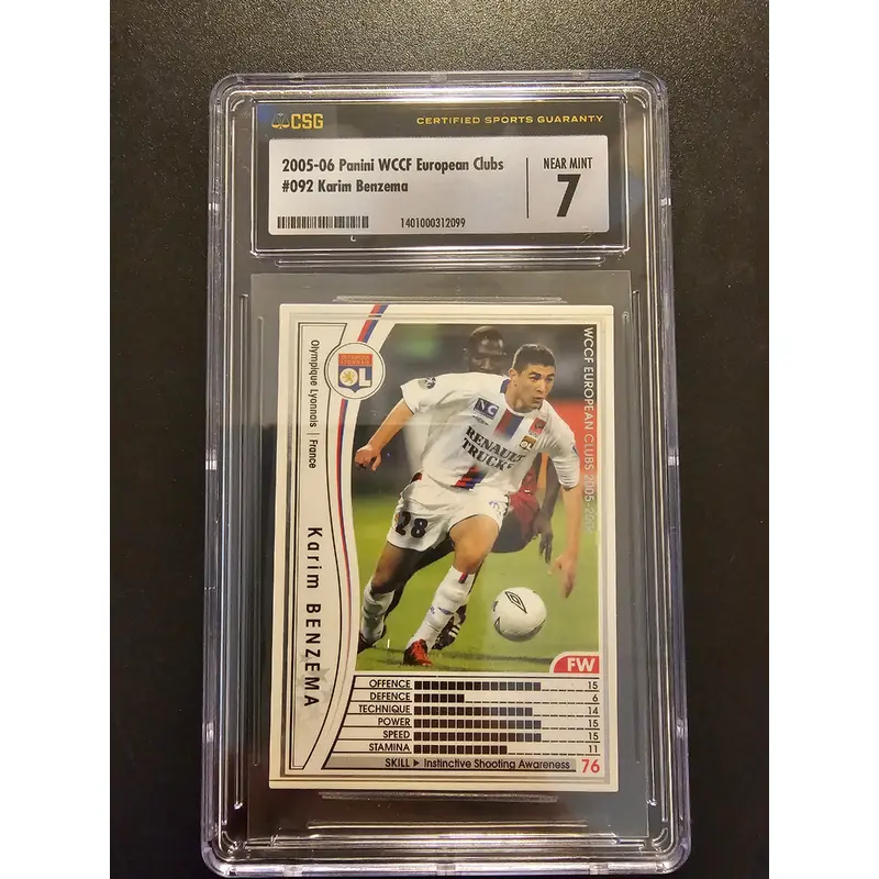 2005-06 Panini WCCF European Clubs - Karim Benzema #092/336 SGC 7