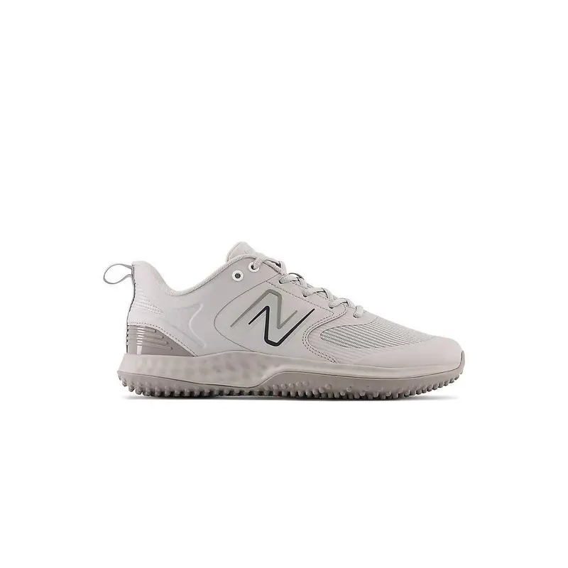 New Balance Men's Fresh Foam 3000 V6 Turf Baseball Shoes - Grey with White - T3000TG6