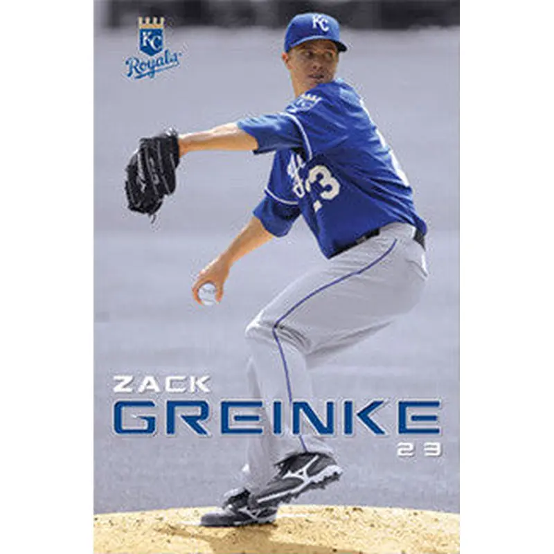 Zack Greinke "Royal 23" Kansas City Royals Poster - Costacos 2010