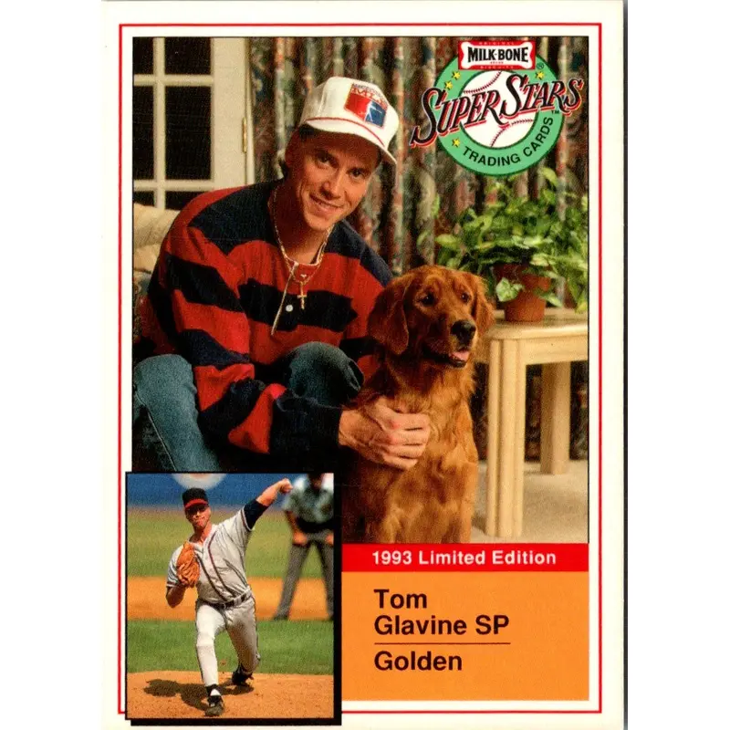 1993 Milk Bone Super Stars Tom Glavine #2
