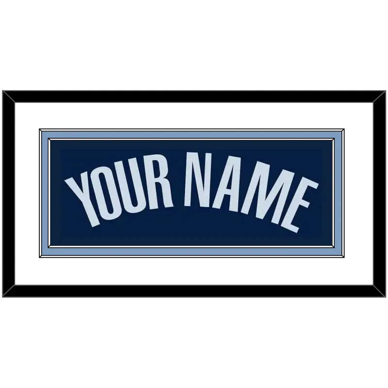 Memphis Name - Road Navy (2004-2010) - Double Mat 1