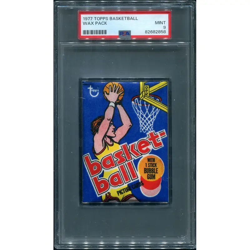 1977 1977/78 Topps Basketball Unopened Wax Pack PSA 9 *2858