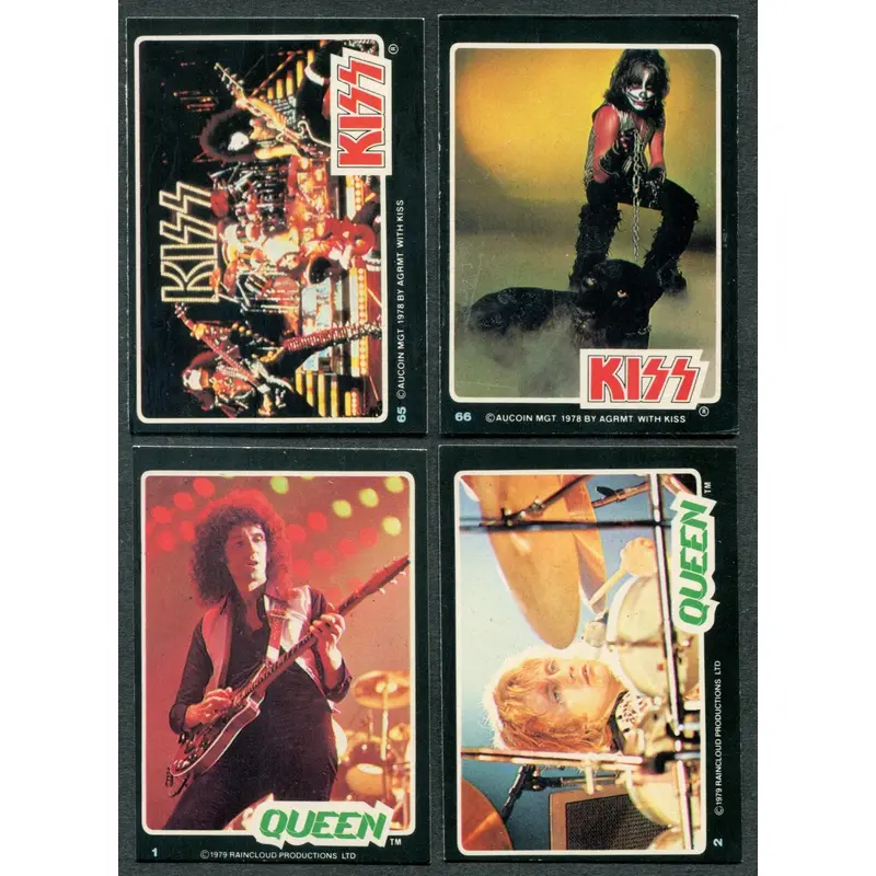 1979 Donruss Rock Stars Complete Set (66) NM NM/MT