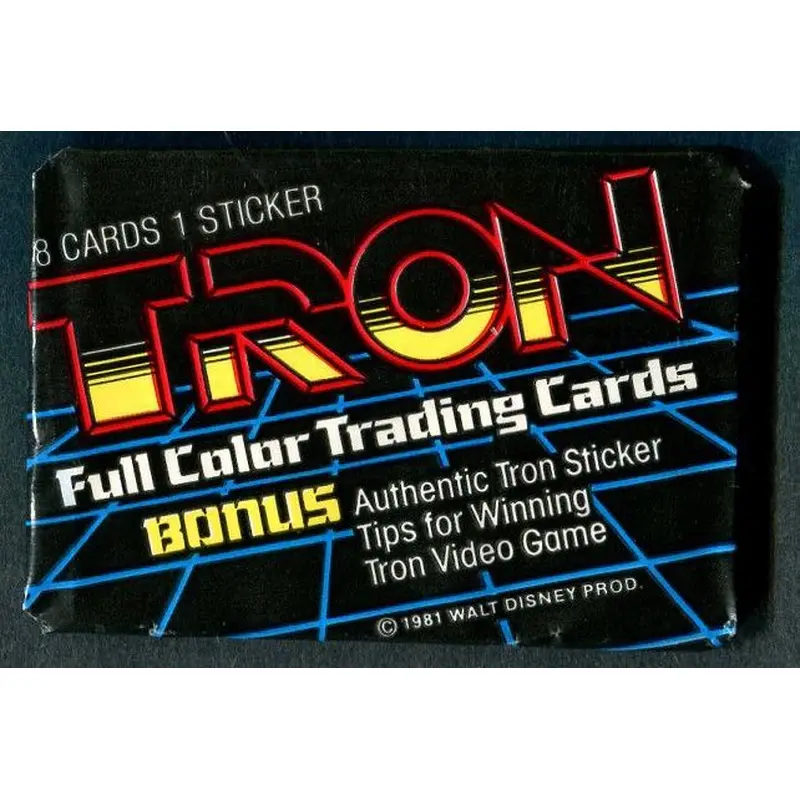 1982 Donruss Tron Unopened Wax Pack