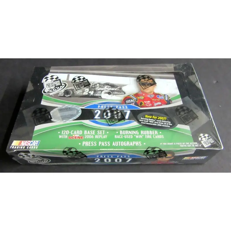 2007 Press Pass Racing Race Cards Box (Hobby)