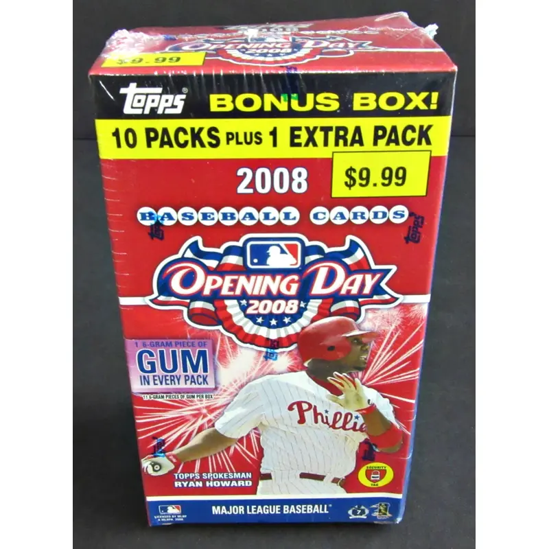 2008 Topps Opening Day Baseball Blaster Box (11/6)