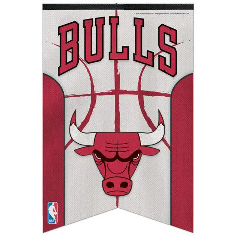 Chicago Bulls Official NBA Basketball Team Logo Premium Felt Banner - Wincraft Inc.