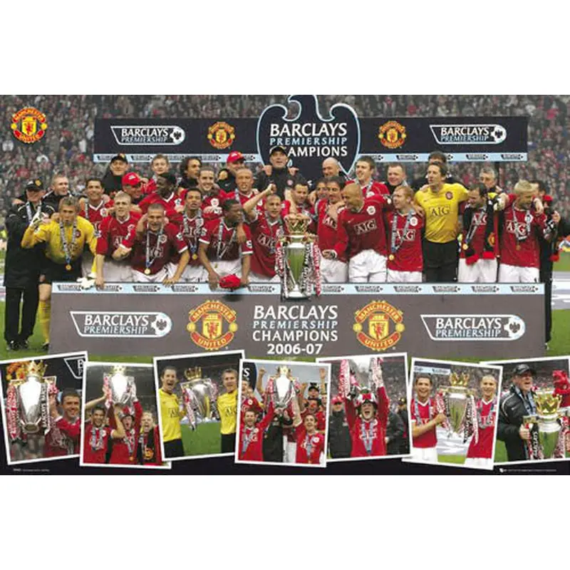 Manchester United Premiership Championship Celebration Poster (May 13, 2007) - GB Posters