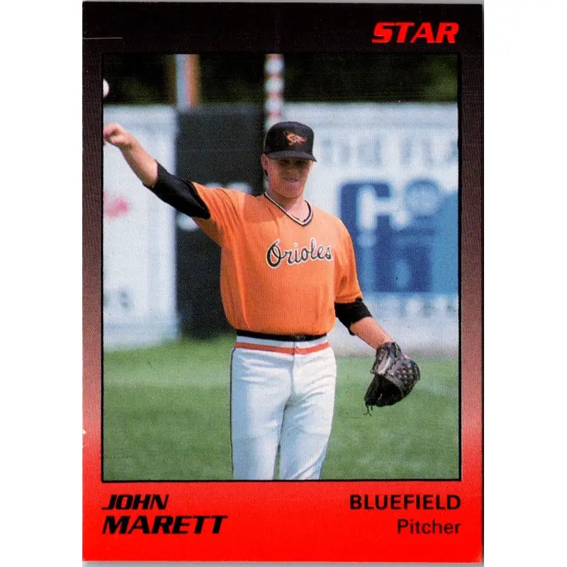 1989 Star Bluefield Orioles John Marett #14