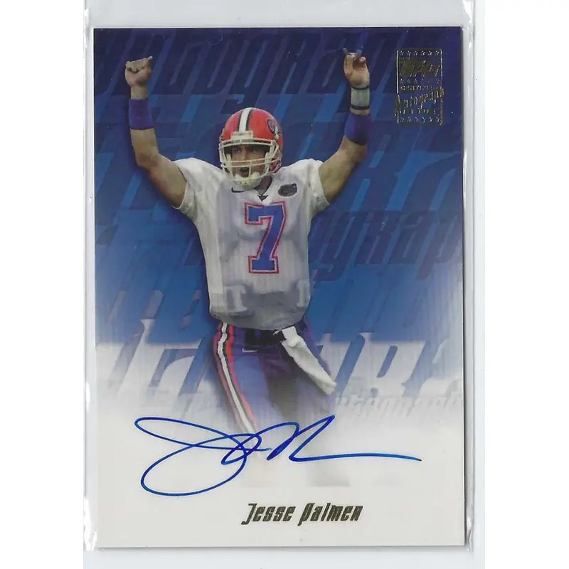 2001 Topps Jesse Palmer #TA-JP Autograph