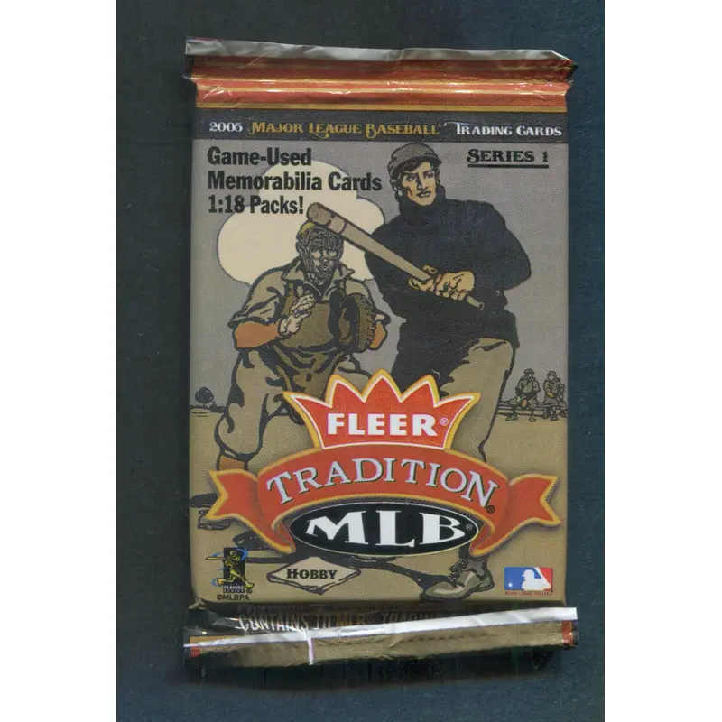 2005 Fleer Tradition Baseball Unopened Series 1 Pack (Hobby) (10)