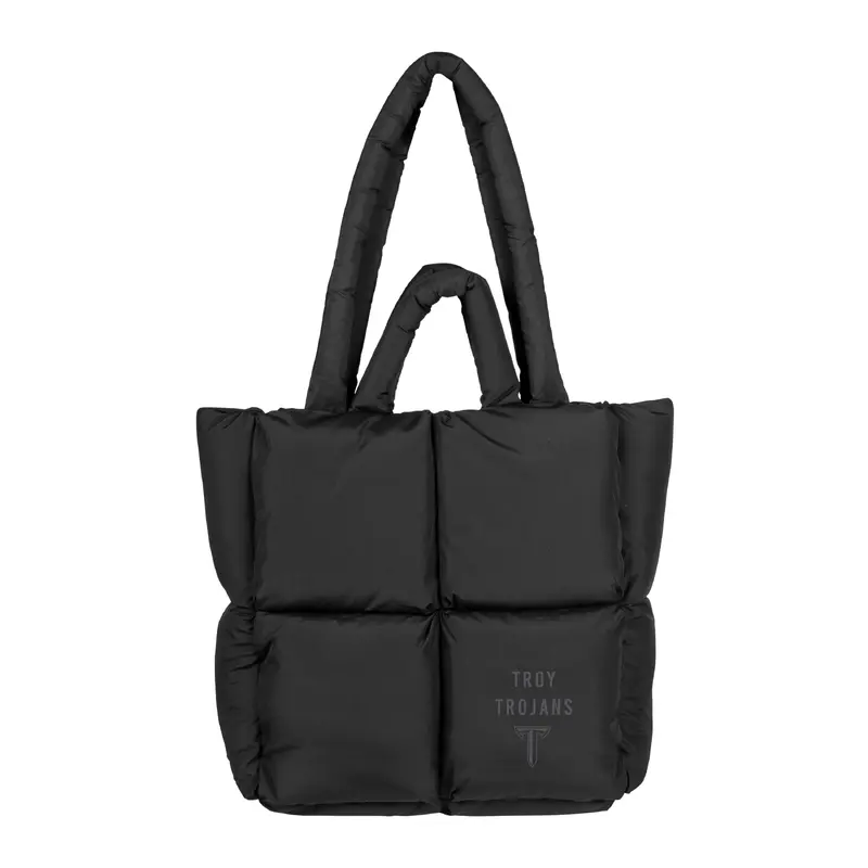 Troy Black Puff Tote