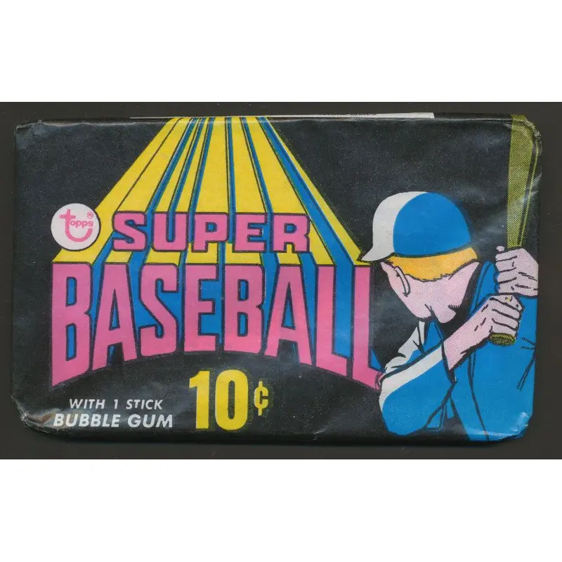 1971 Topps Baseball Unopened Super Wax Pack