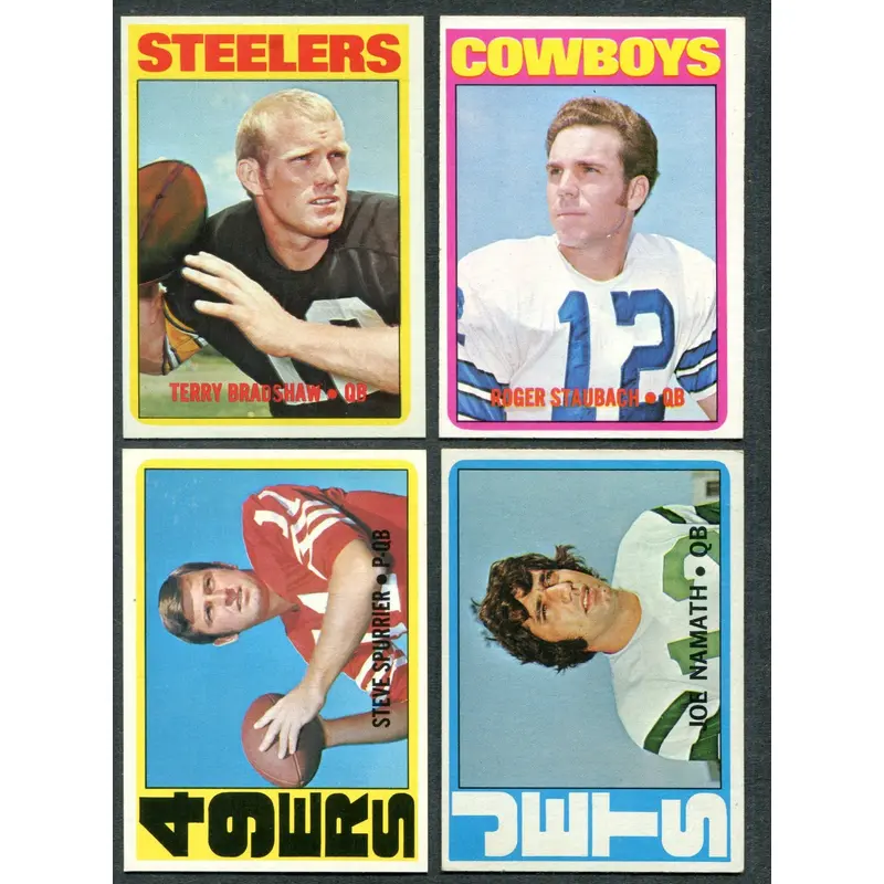 1972 Topps Football Partial Set EX NM (344/351) (23-262)