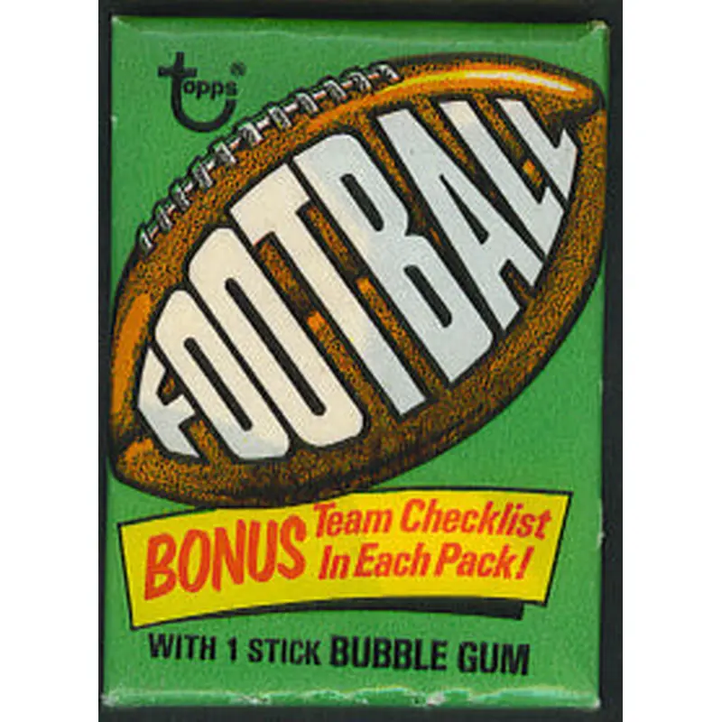 1974 Topps Football Unopened Wax Pack