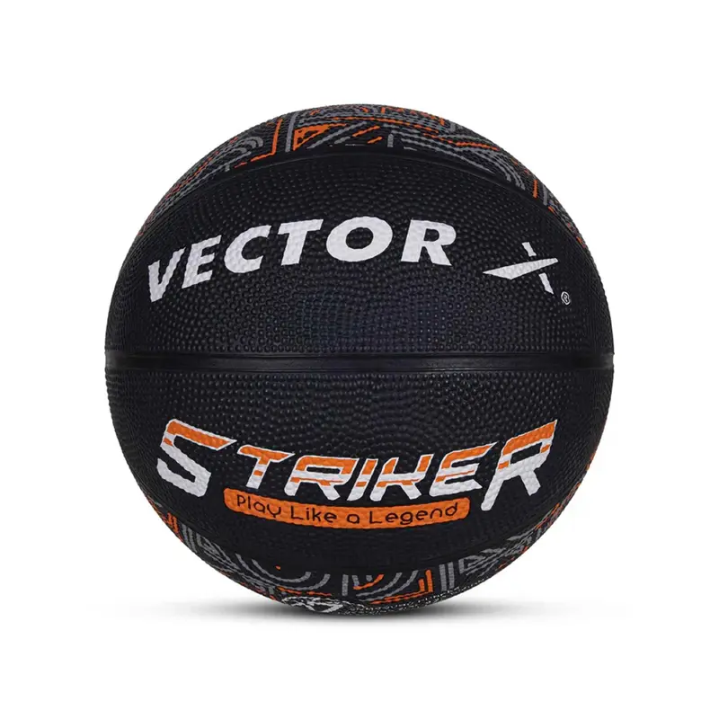 Vector X 8 Panel Striker Rubber Moulded  Basketball | Kibi Sports