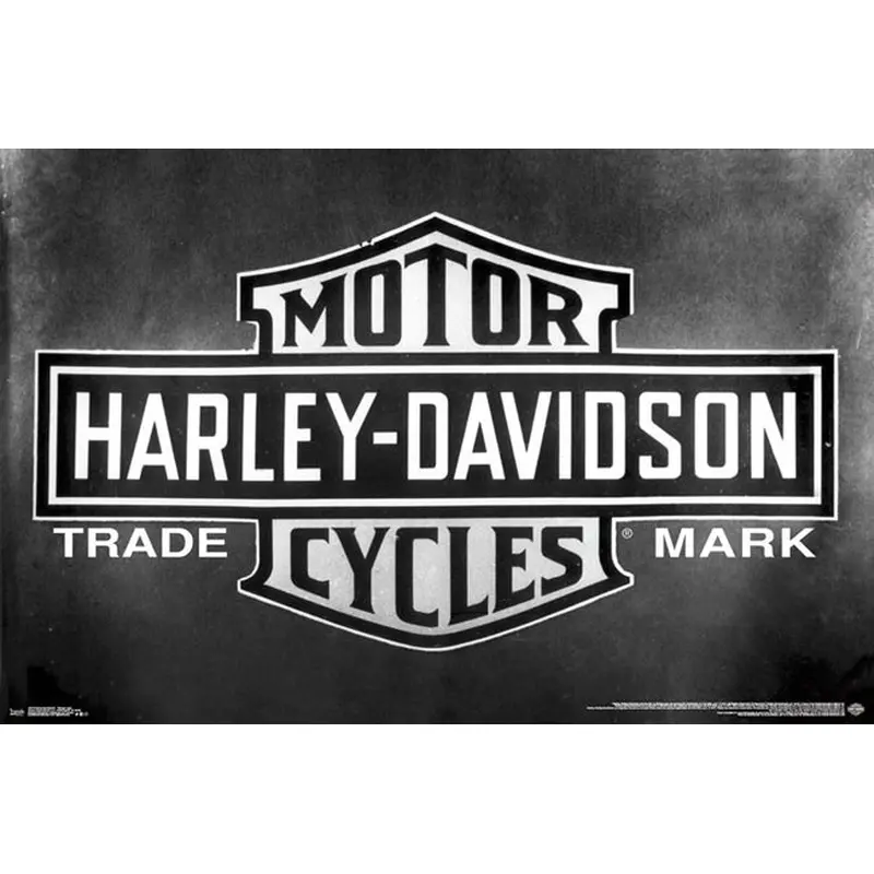 Harley-Davidson Motorcycles Official Trademark Logo Poster - Trends International 2017