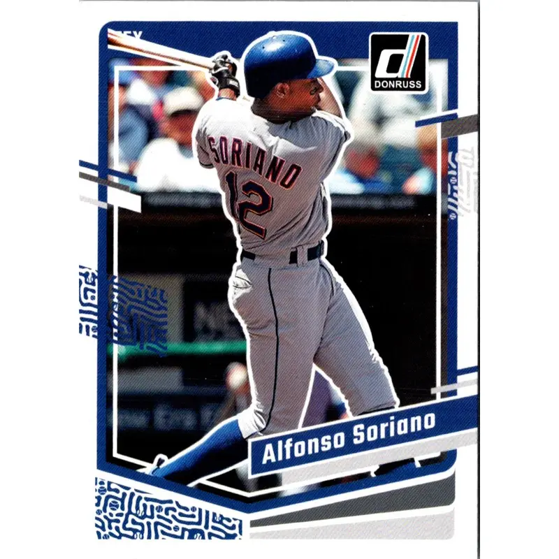 2023 Donruss Holo Blue Alfonso Soriano #192