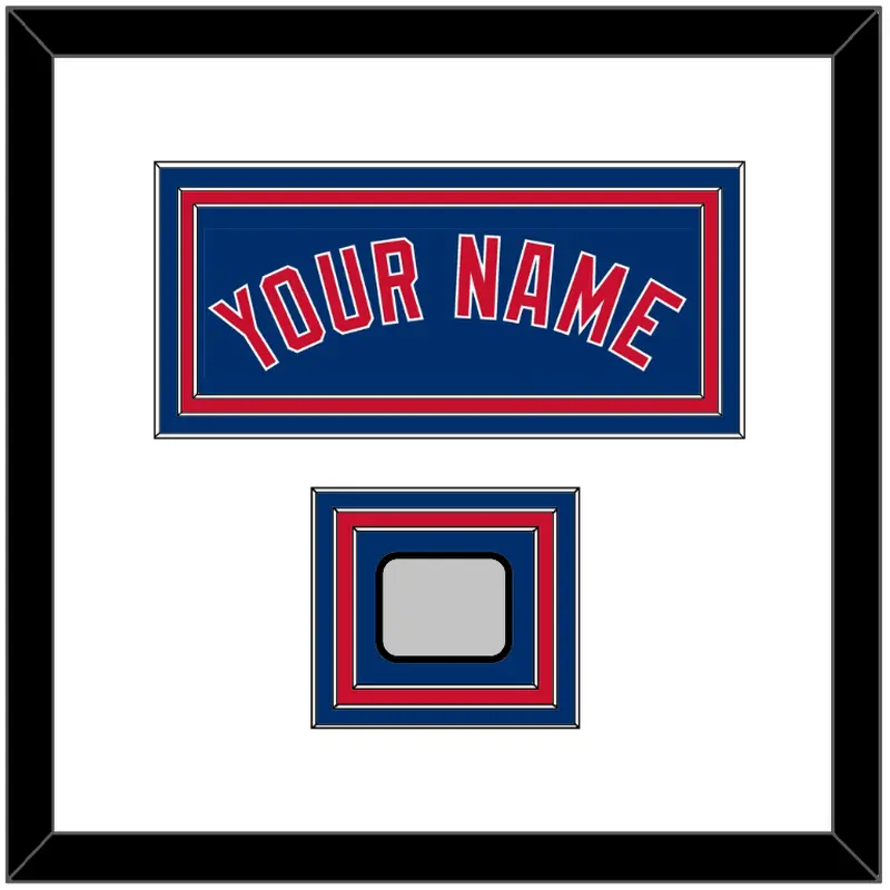 Chicago Name & 2016 World Series Jersey Patch - Alternate Blue - Triple Mat 1