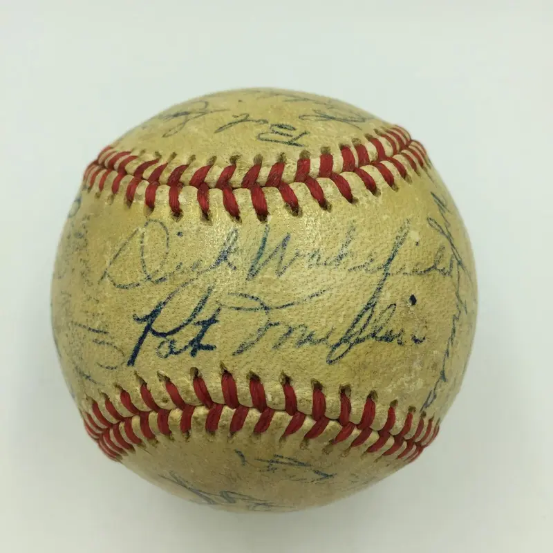 1947 Detroit Tigers Team Signed Autographed Baseball 23 Sigs With JSA COA