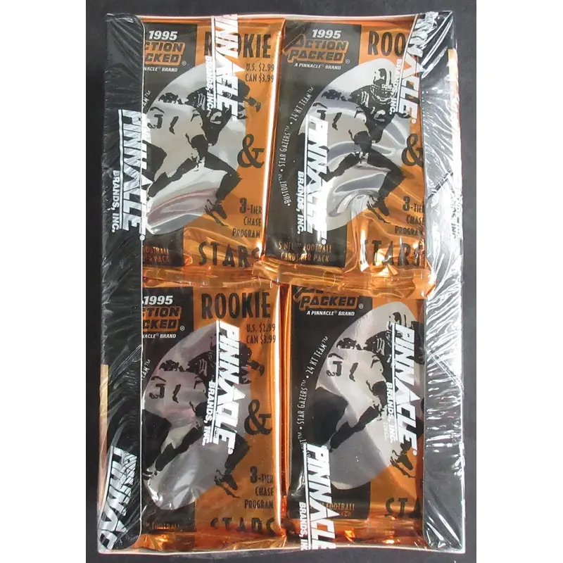 1995 Pinnacle Action Pack Football Box (Retail) (Pre-Priced) (36/5)