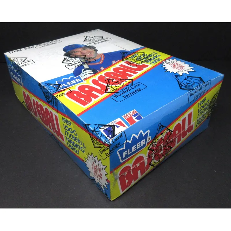1989 Fleer Baseball Unopened Rack Box (FASC)
