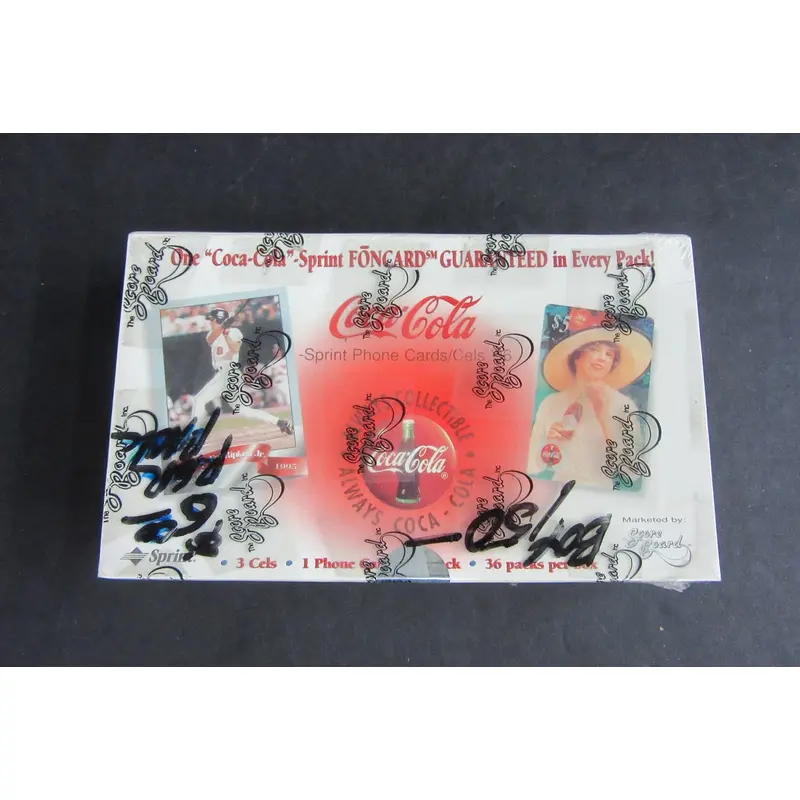 1996 Score Board Coca-Cola Phone Cards / Cels Box