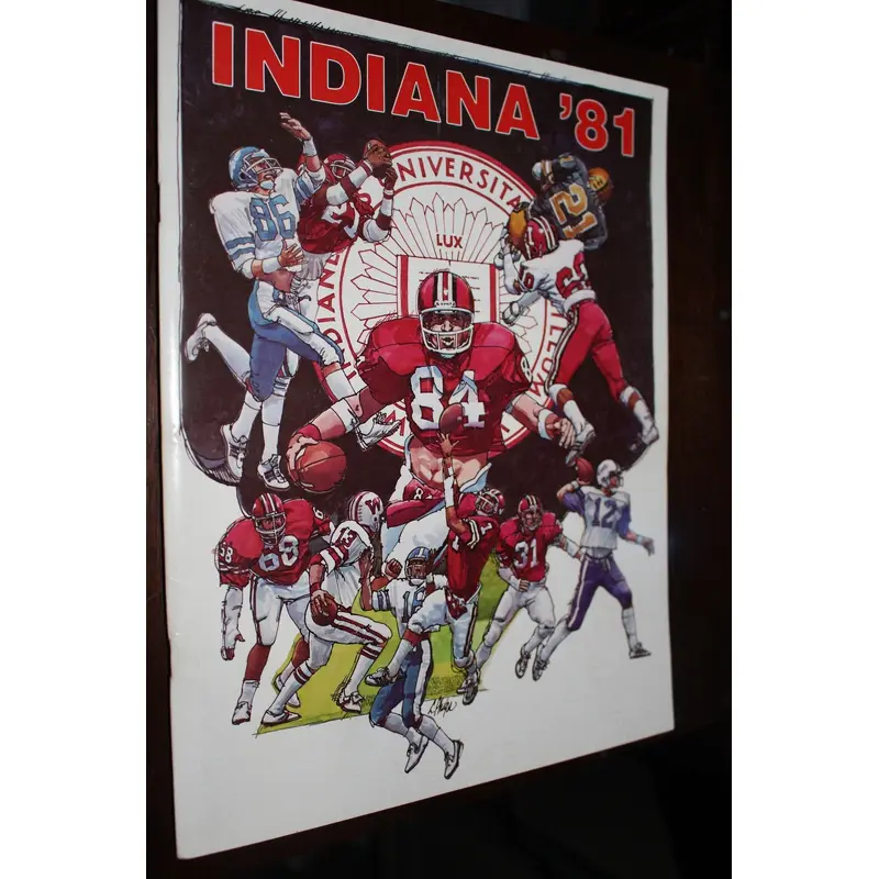 1981 Indiana University Football Media Guide