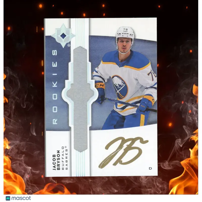 2021-22 Upper Deck Ultimate Jacob Bryson Emblem Rookie Auto #UE-JB