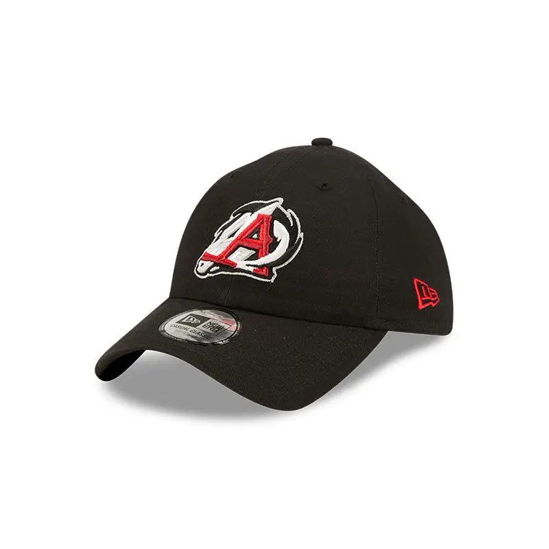 Arkansas Travelers New Era Casual Classic Black Cap
