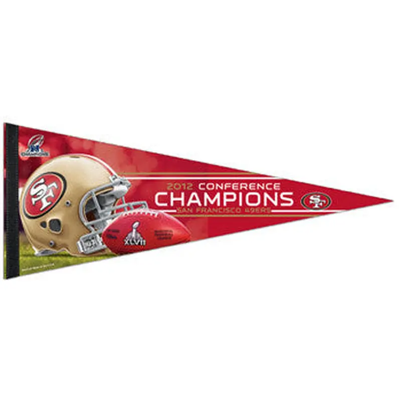 San Francisco 49ers 2012 NFC Champions Commemorative Premium Felt Pennant - Wincraft