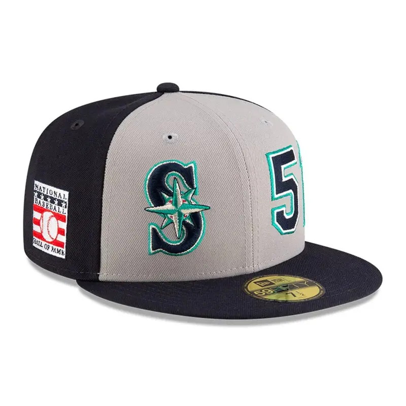 Seattle Mariners MLB 2025 Ichiro Hall Of Fame Navy 59FIFTY Fitted Cap