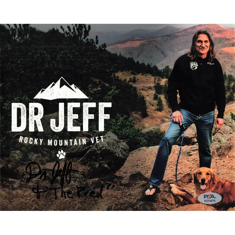 Jeff Young Signed 8x10 photo PSA Autographed Animal Planet
