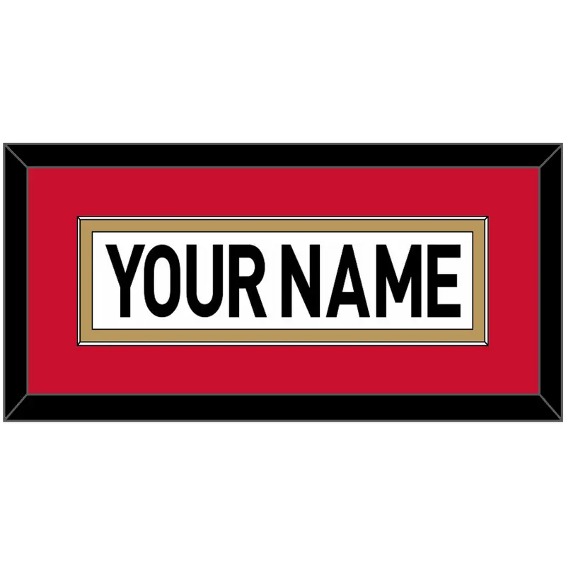 Ottawa Nameplate - Road White (2007-2017) - Single Mat 3