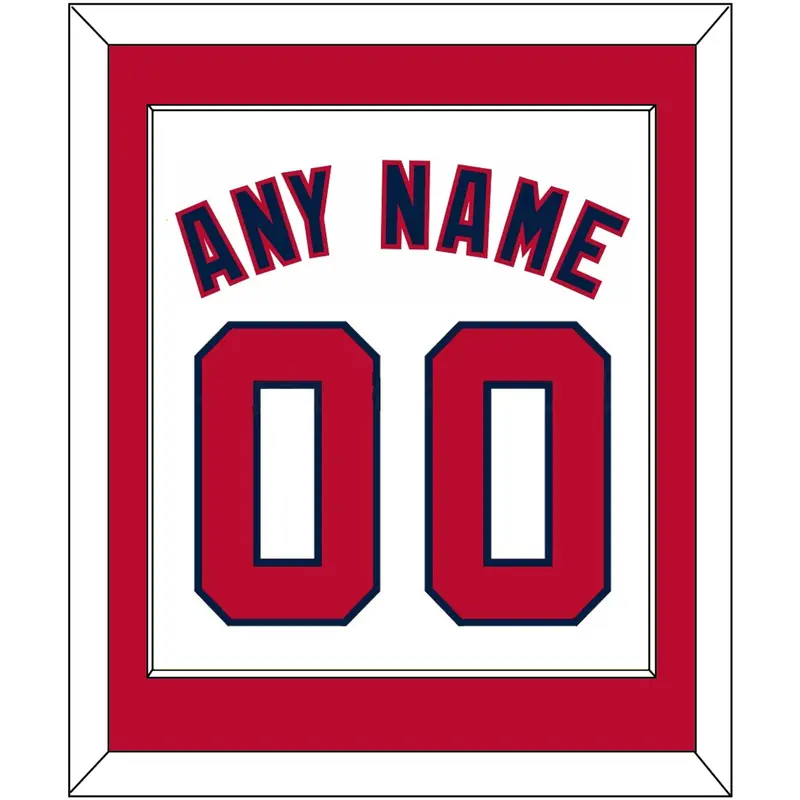 Washington Name & Number - Alternate Home White - Single Mat 1