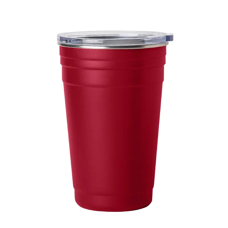 Plain Cardinal 22oz Stainless Cup