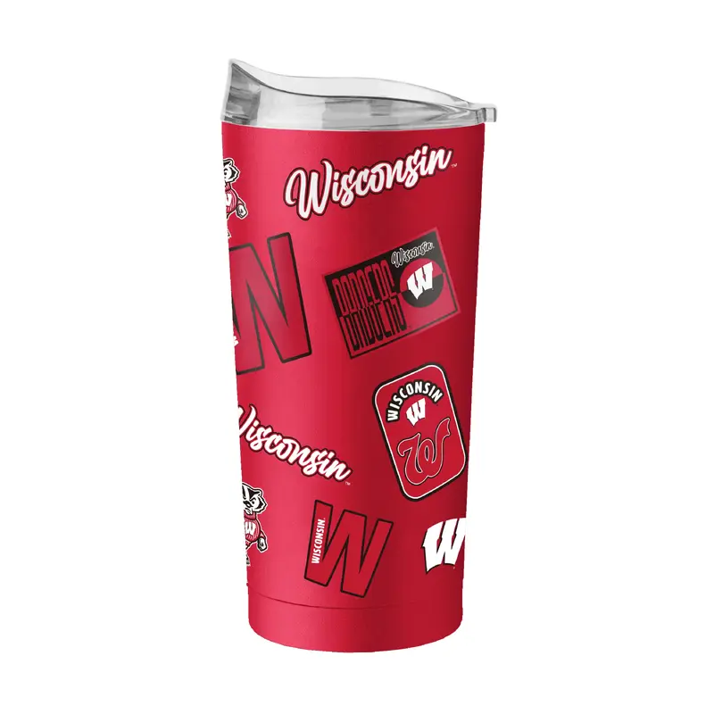 Wisconsin 20oz Dreamweave Powder Coat Tumbler