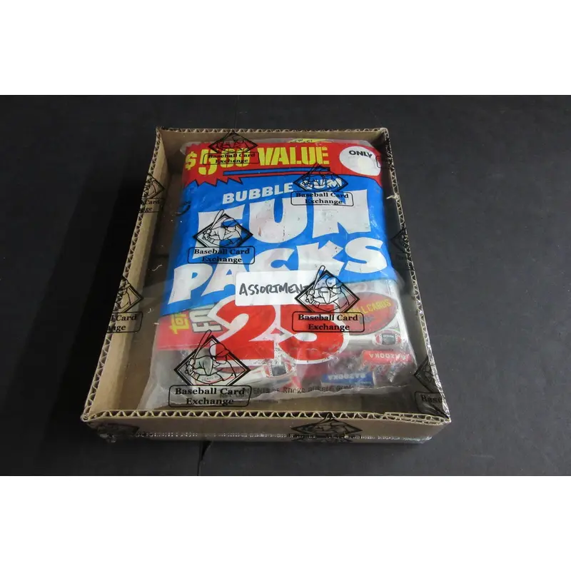 1981 Topps Fun Bag w/ Basketball Wax Football Cello (BBCE)