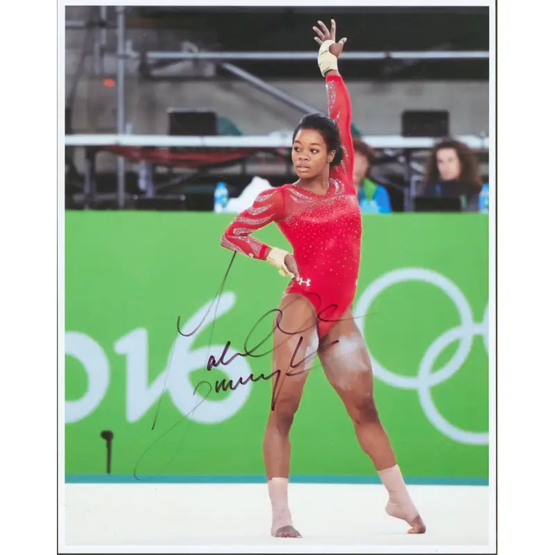 Gabby Douglas Summer Olympics Authentic Signed 11x14 Photo BAS #B91311