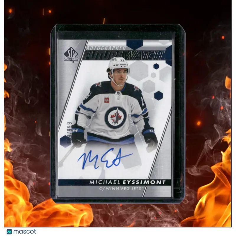2022-23 SP Authentic Michael Eyssimont Future Watch Rookie Auto 789/999 #138