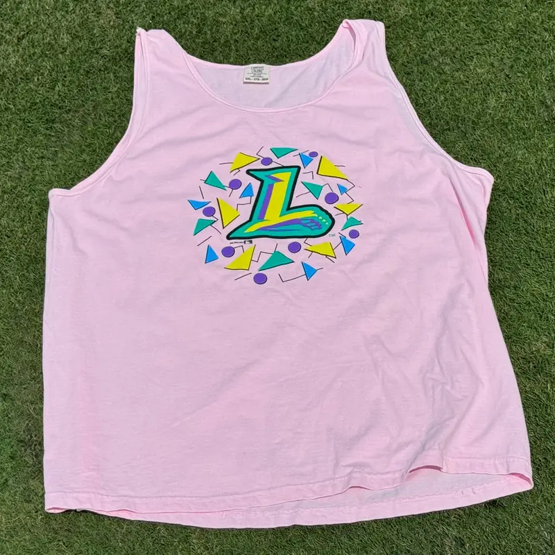 Pink Retro Tank Top