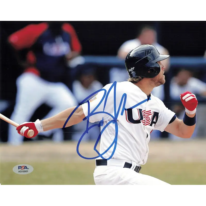 Brett Jackson signed 8x10 photo PSA/DNA Chicago Cubs Autographed