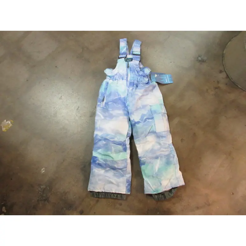 New Pulse Fashion Snow Bib Size Kids Small (4/5) - Lavender Tie Dye