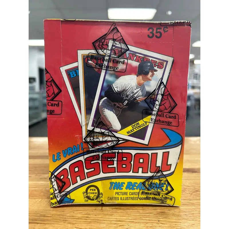 1988 O-Pee-Chee Baseball BBCE Wrapped Wax Box
